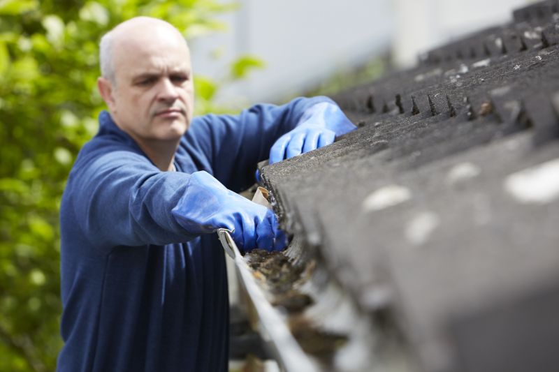 Gutter Cleaning Process