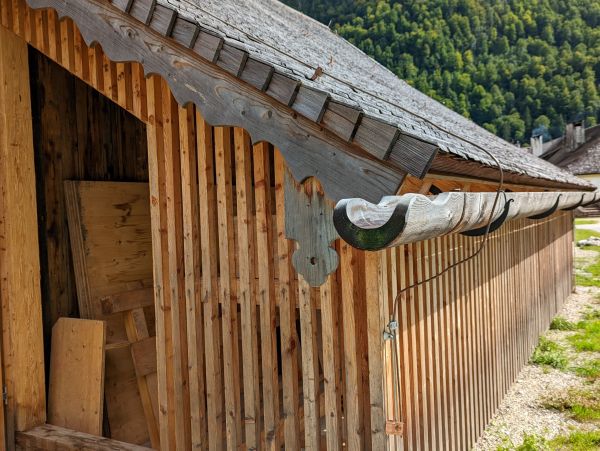 Wood Gutter Installation in Grand Haven
