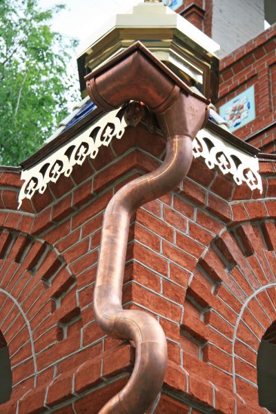 Church Downspout Installation in Grand Haven